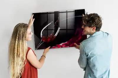 Magnetna bela tabla piši-briši vino