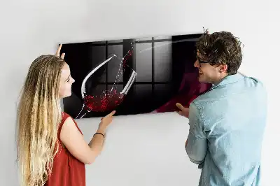 Magnetna bela tabla piši-briši vino