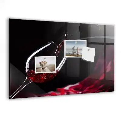 Magnetna bela tabla piši-briši vino
