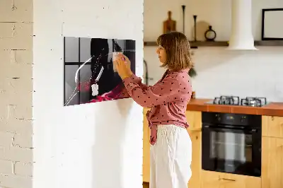 Magnetna bela tabla piši-briši vino