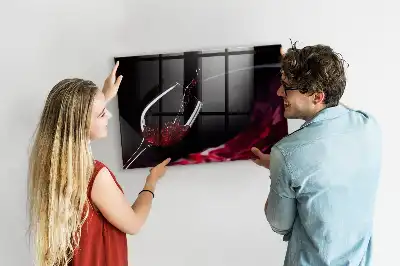 Magnetna bela tabla piši-briši vino