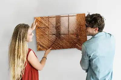 Magnetna piši-briši tabla dekorativni les