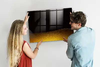 Pomarančni sok z magnetno tablo piši briši