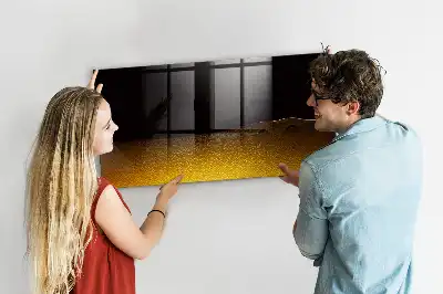 Pomarančni sok z magnetno tablo piši briši