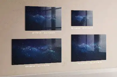 Magnetna tabla za pisanje z motivom temnega neba in zvezd