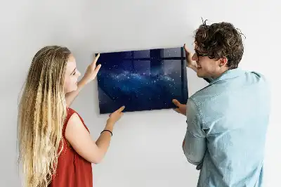 Magnetna tabla za pisanje z motivom temnega neba in zvezd