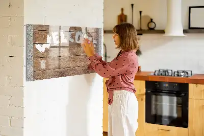 Magnetna tabla za pisanje tabla za dobrodošlico