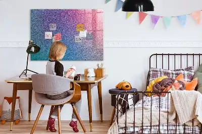Magnetna tabla za pisanje z gradientnim vzorcem
