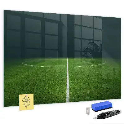Magnetna tabla piši-briši v obliki nogometnega igrišča