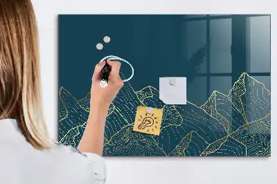 Magnetna tabla za pisanje skica gora