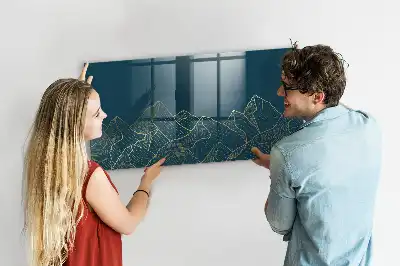 Magnetna tabla za pisanje skica gora
