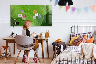 Magnetna tabla piši-briši v motivu moderni valovi