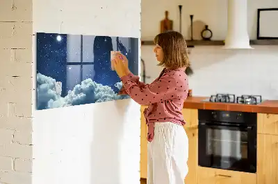 Magnetna tabla za pisanje z motivom nočnega vzdušja