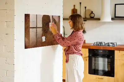 Magnetna tabla za pisanje z zemljevidom sveta z imeni držav