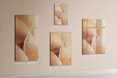 Piši briši tabla z abstraktnim vzorcem valov