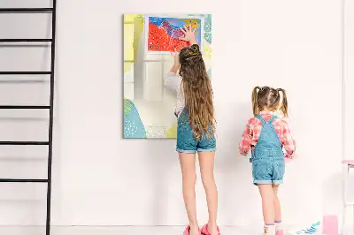 Piši briši tabla z dekorativnim okvirjem