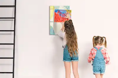 Piši briši tabla z dekorativnim okvirjem