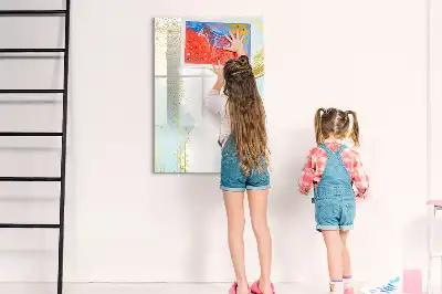 Piši briši tabla dekorativna abstrakcija