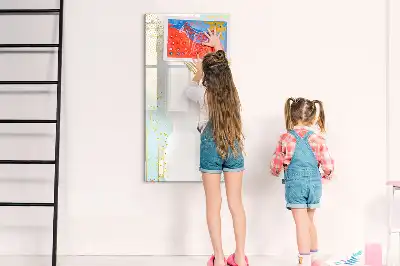 Piši briši tabla dekorativna abstrakcija