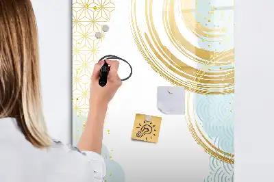 Piši briši tabla dekorativna abstrakcija