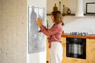 Tabla za pisanje z motivom betonske stene