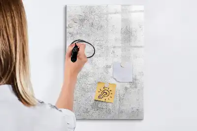 Tabla za pisanje z motivom betonske stene