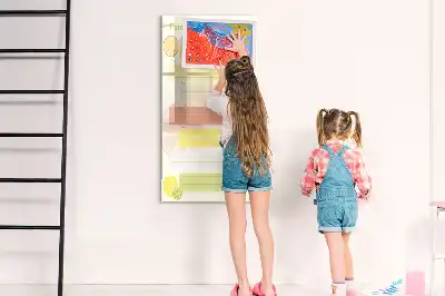Načrtovalec jedilnika tabla piši briši