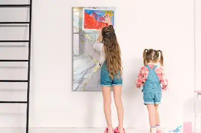 Piši briši tabla z dekorativnim vzorcem marmorja