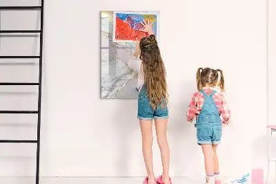 Piši briši tabla z dekorativnim vzorcem marmorja