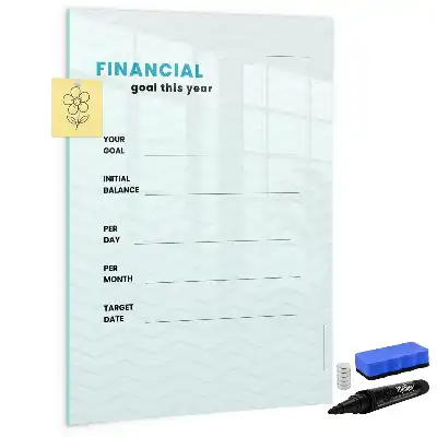 Piši briši tabla finančni načrtovalec
