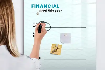Piši briši tabla finančni načrtovalec