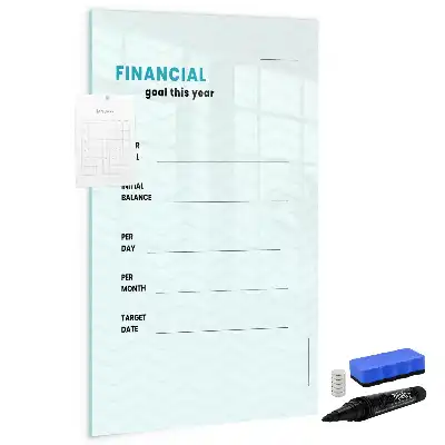 Piši briši tabla finančni načrtovalec
