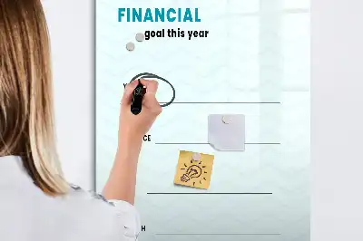 Piši briši tabla finančni načrtovalec