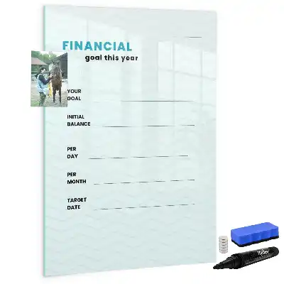 Piši briši tabla finančni načrtovalec