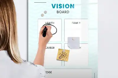Načrtovalec zdravja tabla piši briši