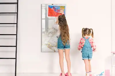 Tabla piši-briši z dekorativnim videzom marmorja