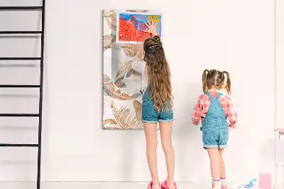 Piši briši tabla z vzorcem ptičjih peres