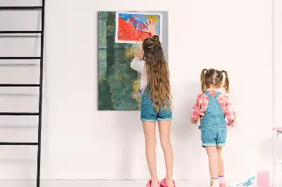 Piši-briši tabla z dekorativnim vzorcem