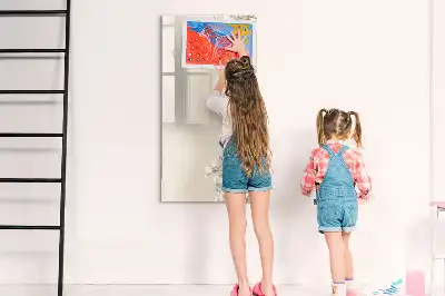 Piši briši tabla z motivom subtilnega cvetja