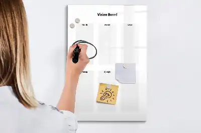 Tabla za vizualizacijo ciljev piši briši izvedba