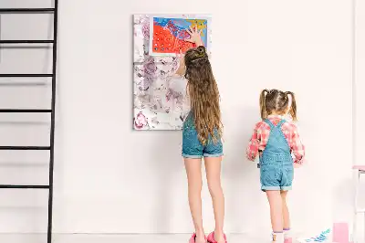 Piši briši tabla z motivom vrtnic