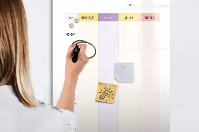 Piši briši tabla načrtovalec obrokov