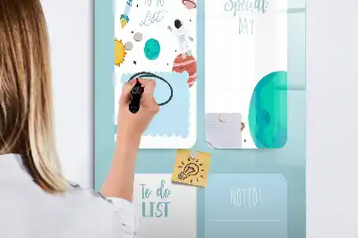 Galaktični načrtovalec s tablo piši briši