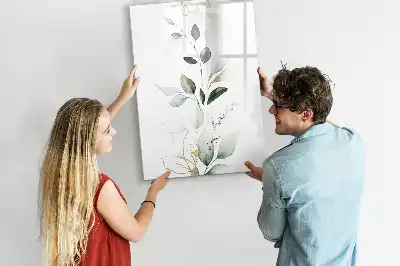 Piši briši tabla z motivom trstičnih listov