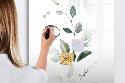 Piši briši tabla z motivom trstičnih listov
