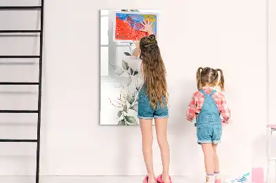 Piši briši tabla z motivom trstičnih listov