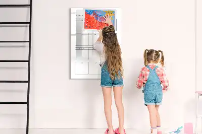 Piši briši tabla za mesečne cilje