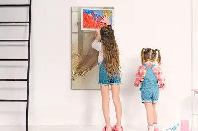 Tabla piši-briši z vzorcem svetlečega marmorja