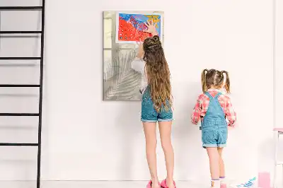 Piši briši tabla z motivom poletnega peska na plaži