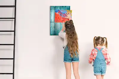 Piši briši tabla modri les